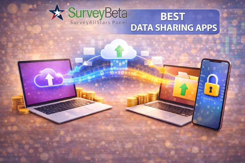 Digital data moving securely between devices and online platforms