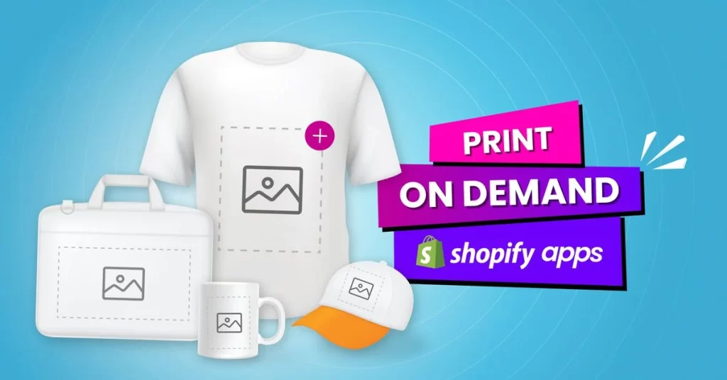 Print on demand products like custom t-shirts, mugs, bags, and hats used to make money online through creative design
