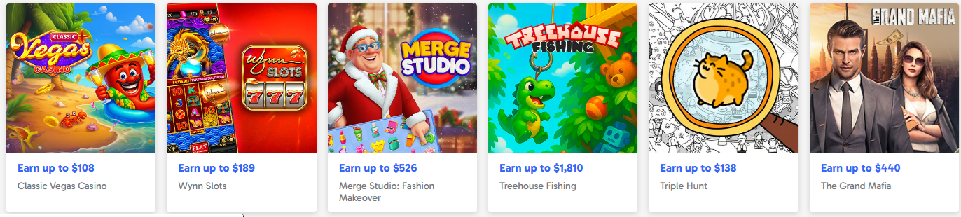 screenshot of swagbucks other popular games and fun ways to earn